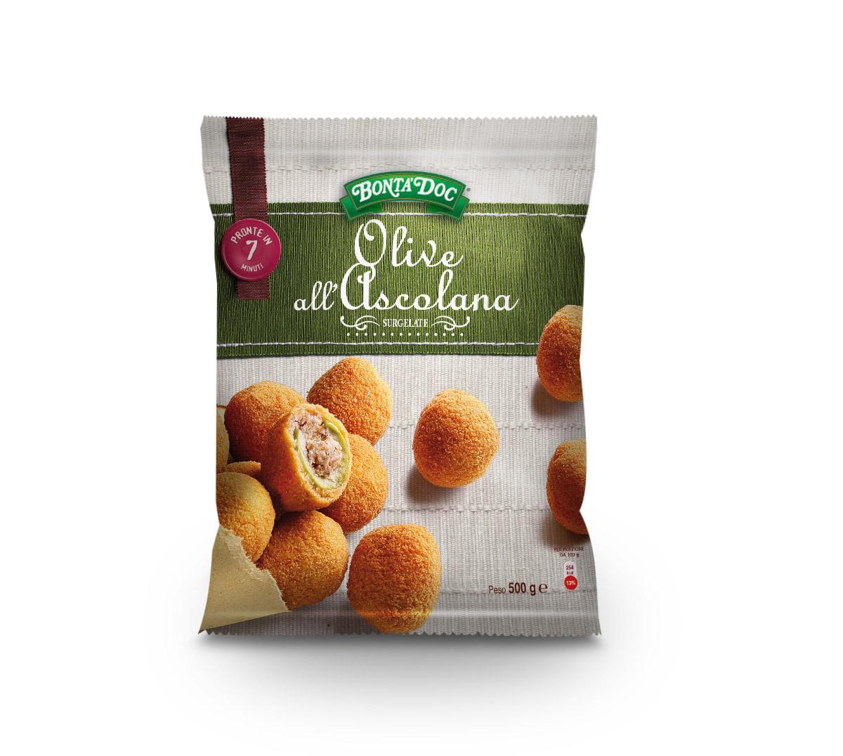 Busta olive all’ascolana surgelate